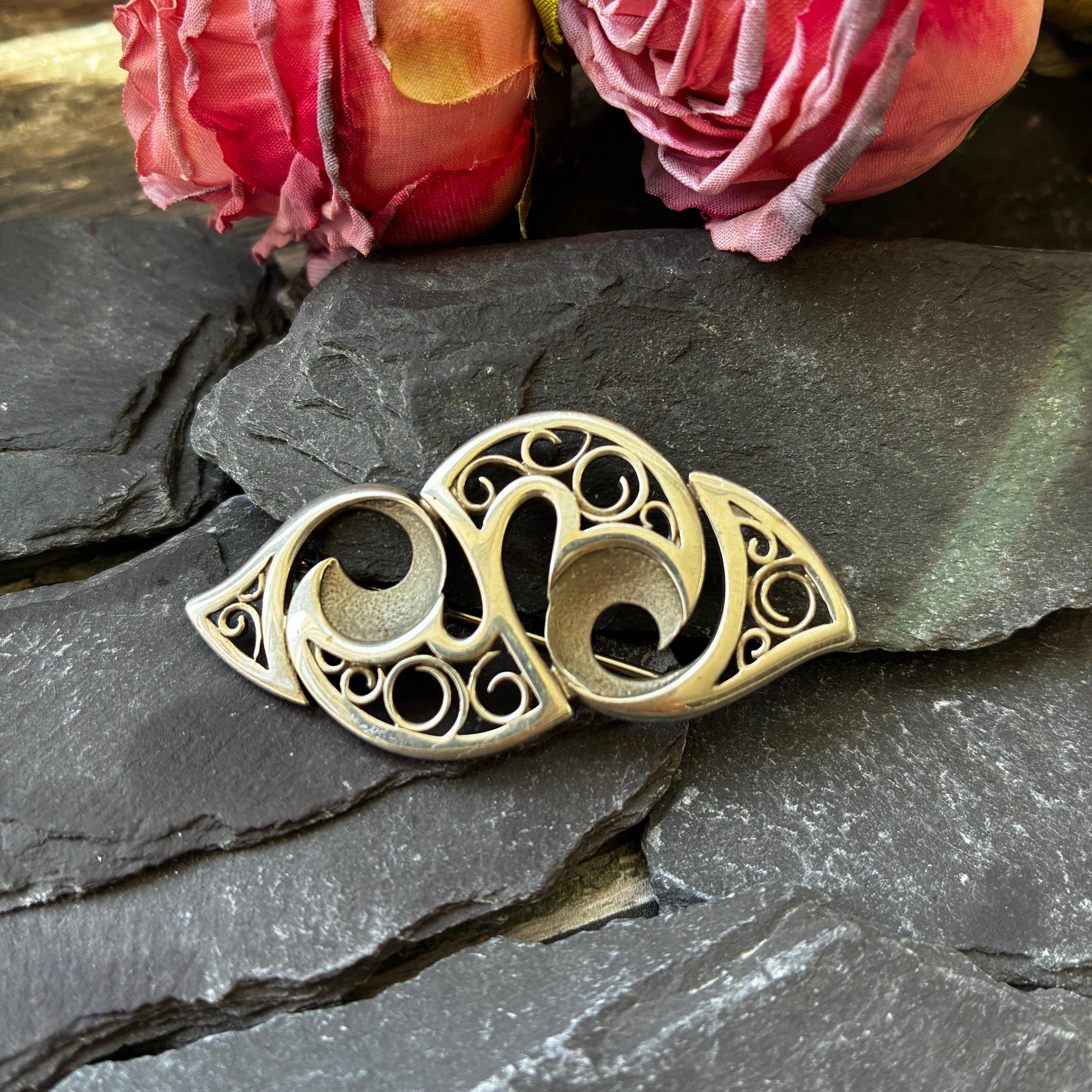 Ola Gorie Sterling Silver Brooch- 1996.