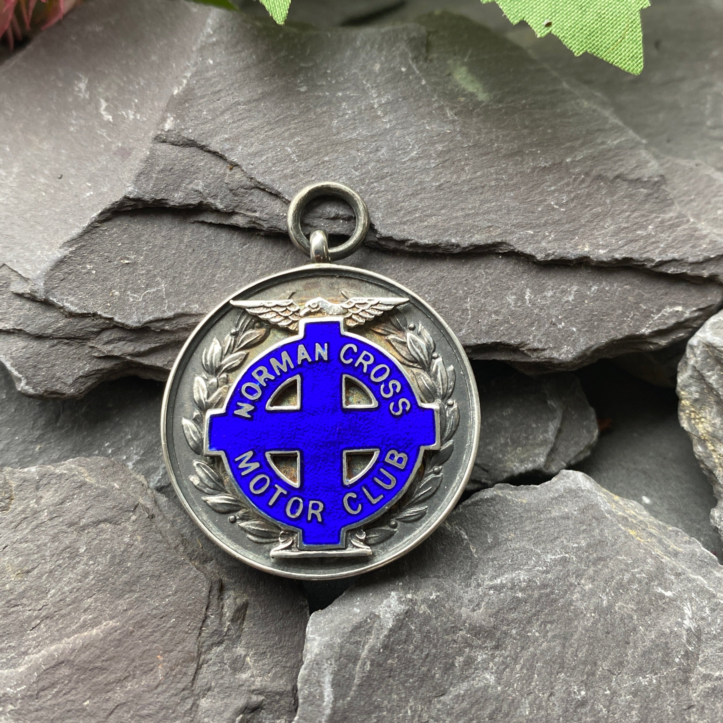 Vintage Norman Cross Motorcycle Medal.