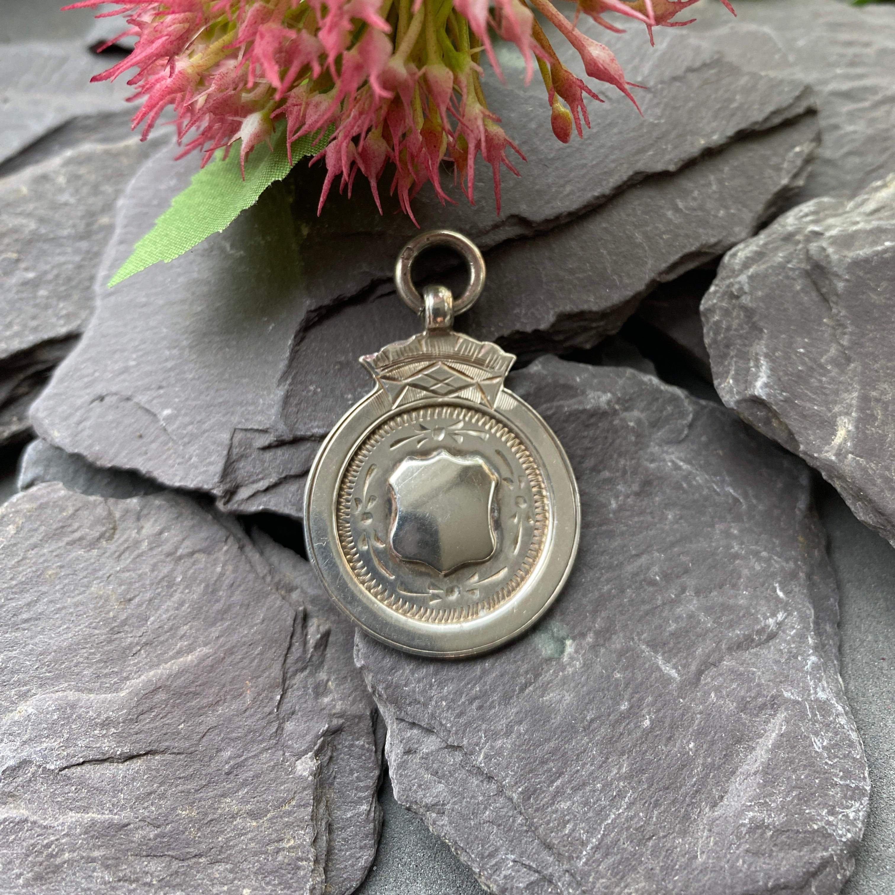 Vintage Silver Albert Chain Fob/ Pendant.