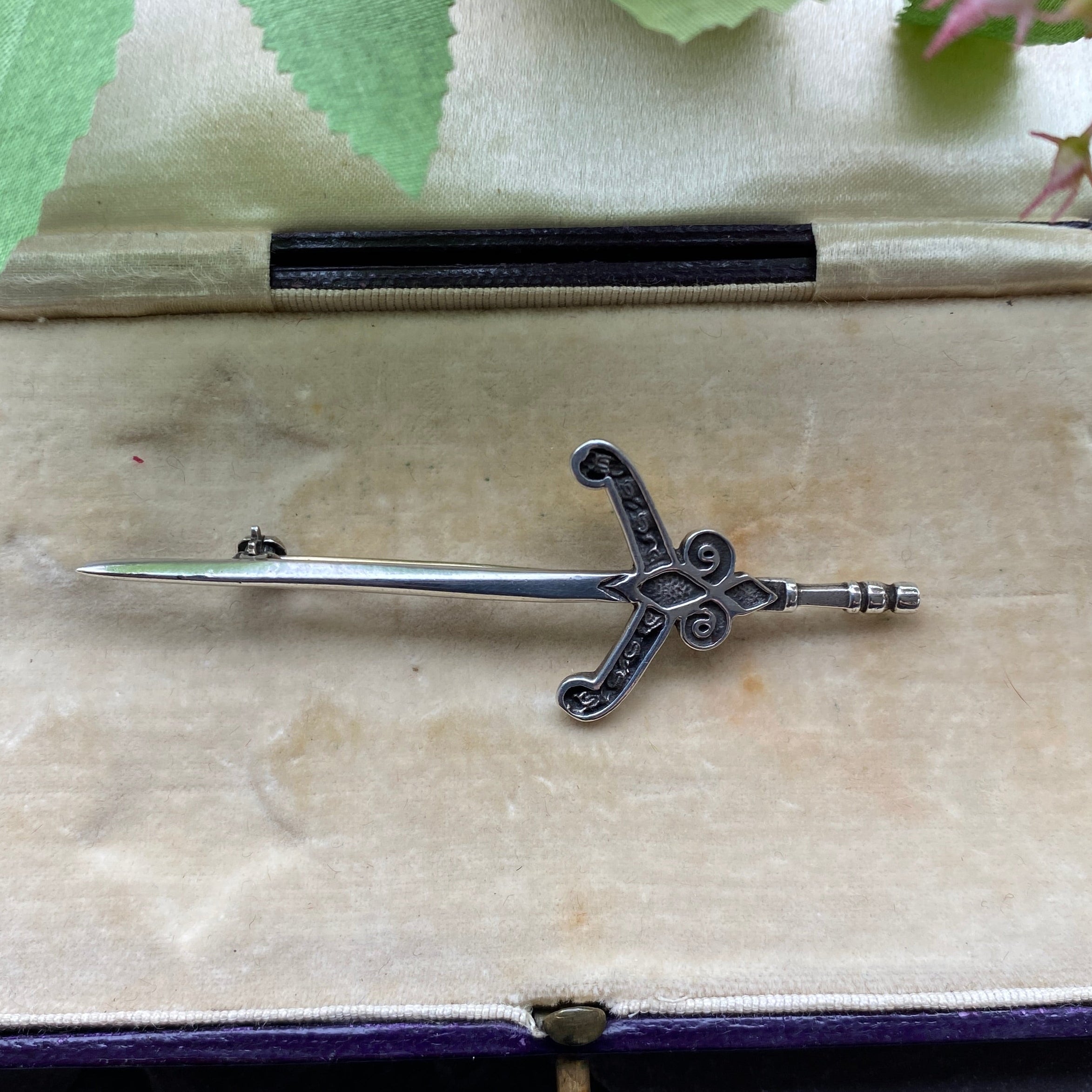 Norman Grant Celtic Silver Brooch.