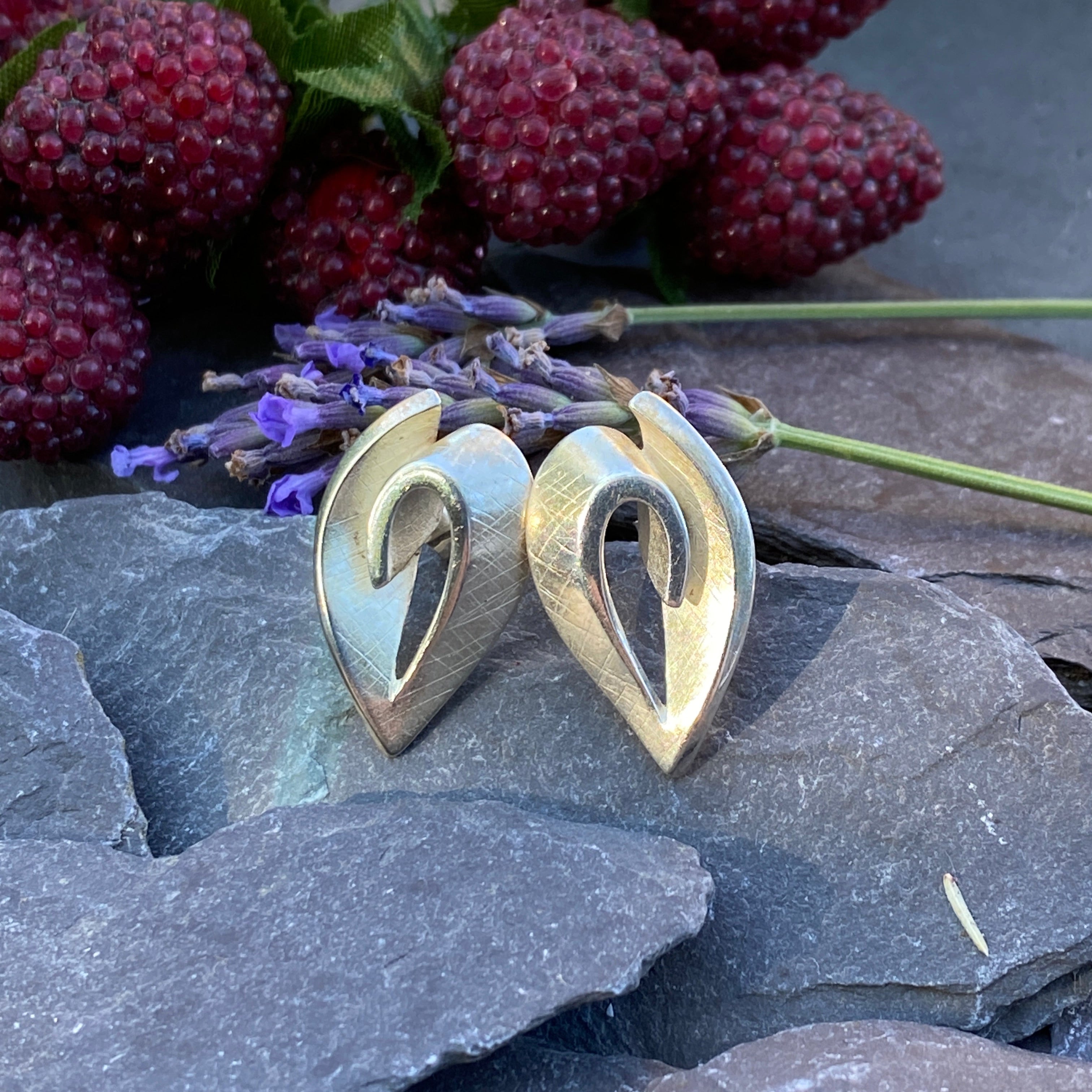 Vintage Silver Formal Wear Earrings.
