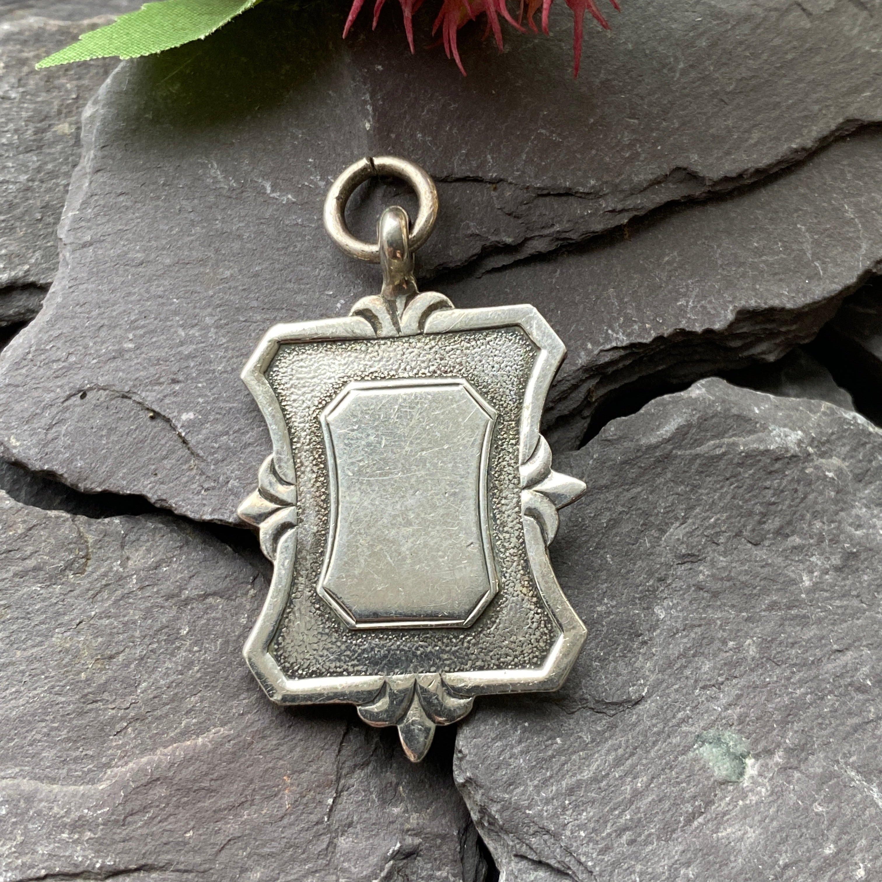 Vintage Silver Albert Chain Fob/Pendant.