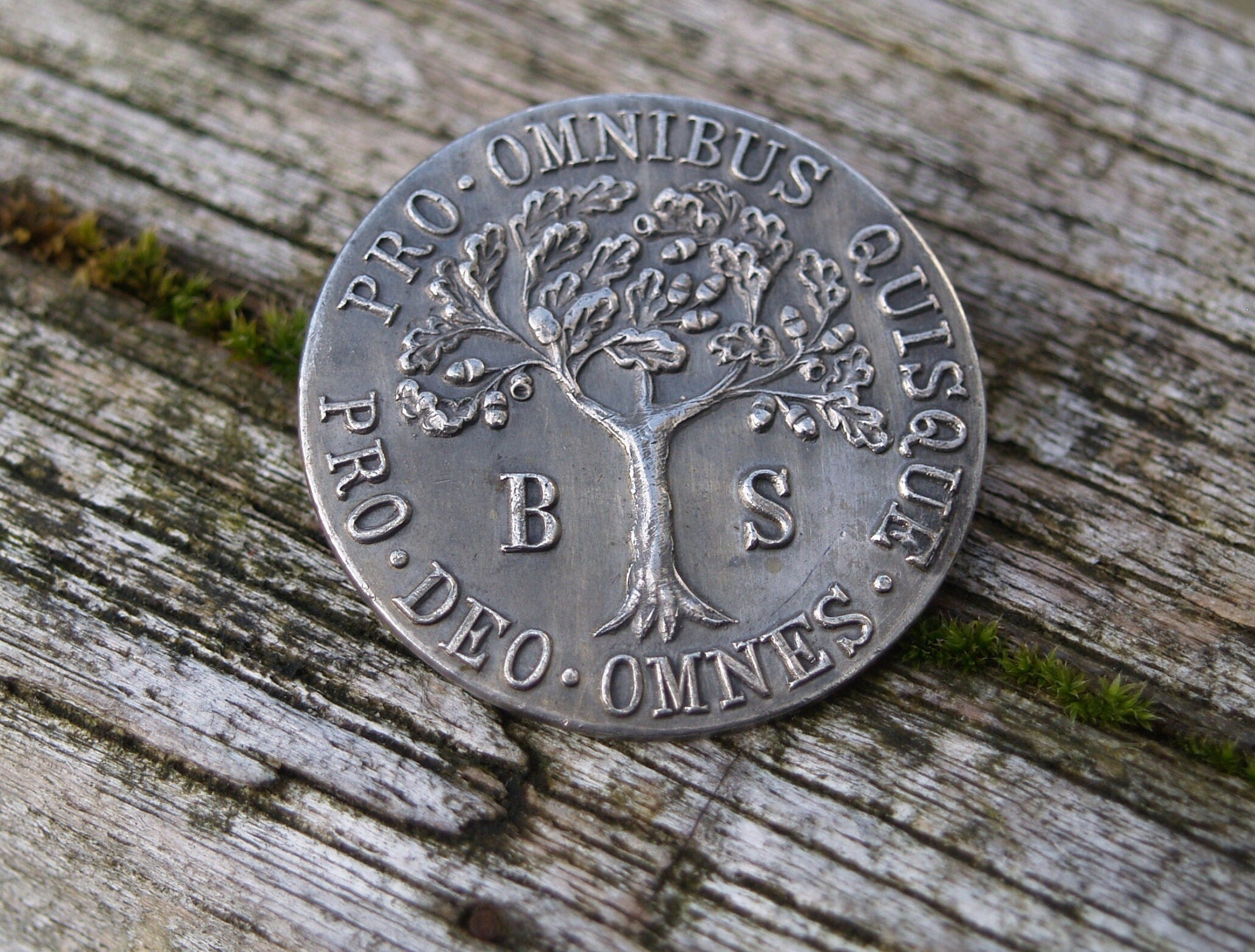 Vintage Sterling Silver Badminton School England, Badge.