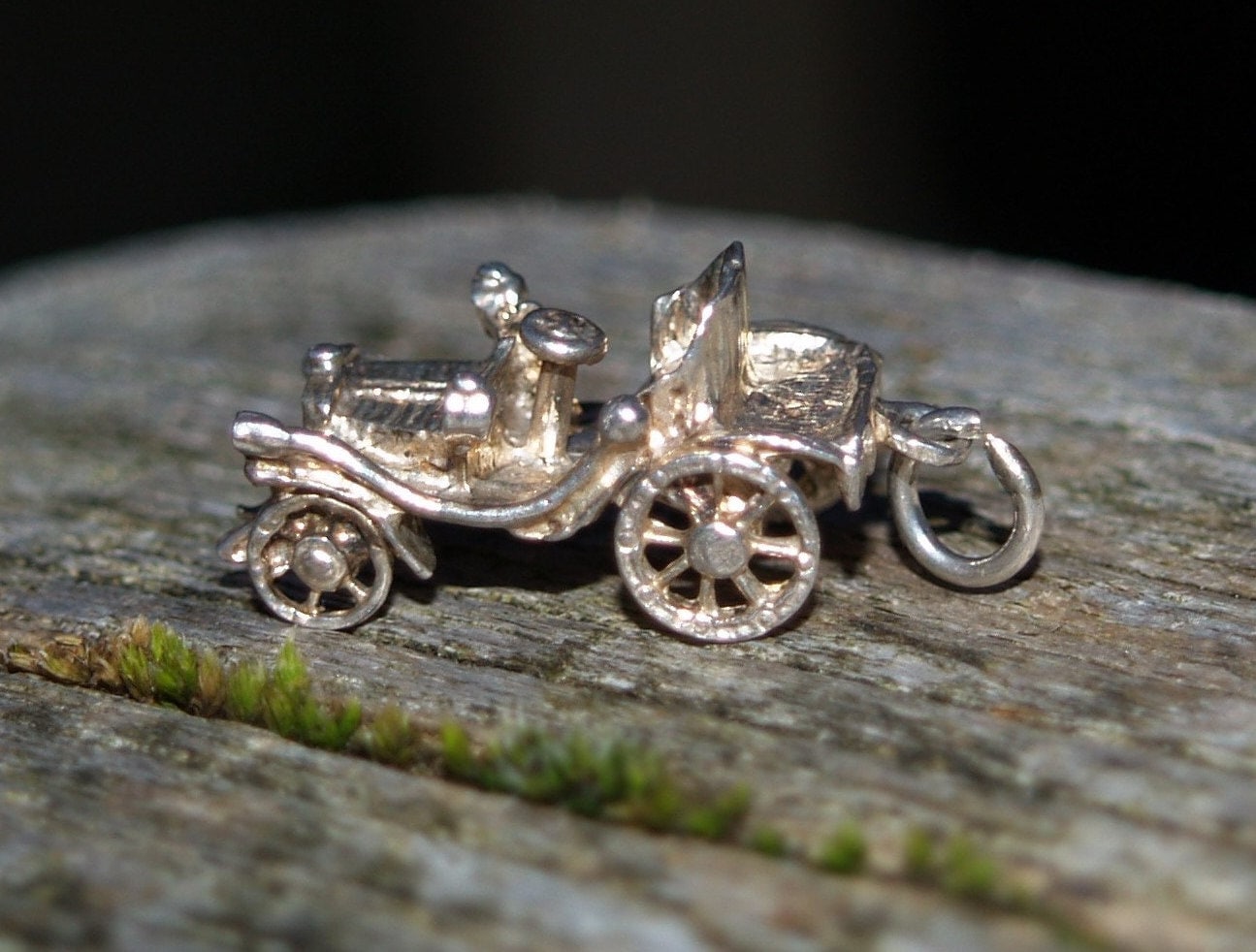 Vintage Sterling Silver Vintage Car Charm.